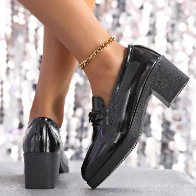 Round Toe Slip on Comzy Women Shoes