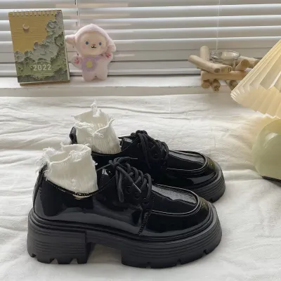  Black Platform Shoes Lady