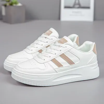 New Women's White Fashion Sneakers