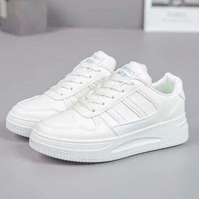 New Women's White Fashion Sneakers