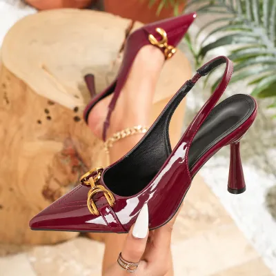 Thin-heeled Pointed-toe High Heels
