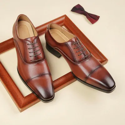 Men's Genuine Leather Shoes for Business 