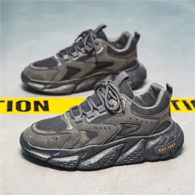  Mesh Trend Thick Sole Sports Running Shoe