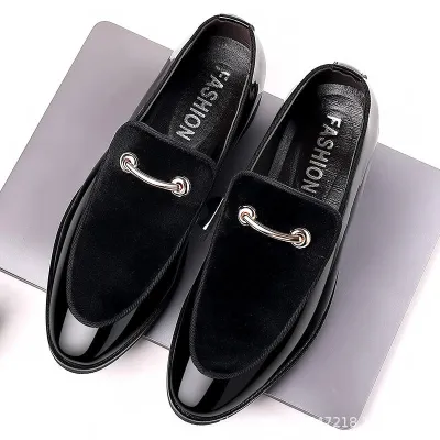 Men's Large Size Slip-On Dress Shoes