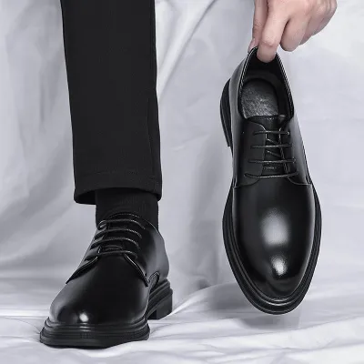  Breathable Stylish Suit Leather Shoes
