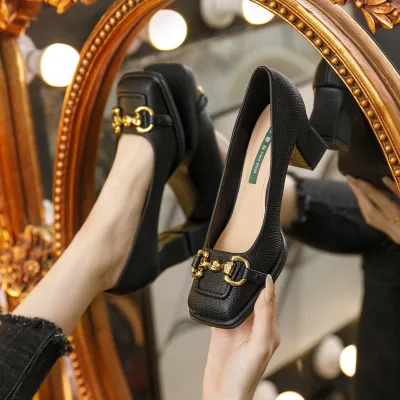  Thick Heels Work Shoes for Women