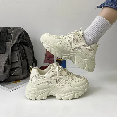 Thick Soled Daddy Shoes for Women 