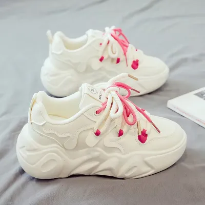 New Women's Casual Thick Soles Board Shoes