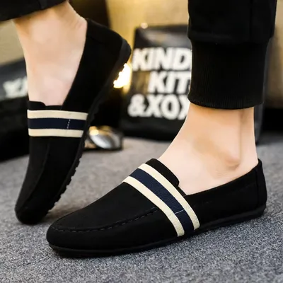 New Style Men's Breathable Casual Bean Shoes
