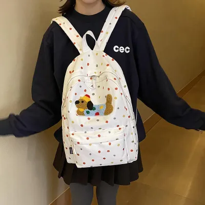 Comfortable Polyester Student Backpack