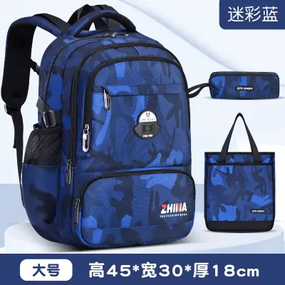  Zipper Unisex Student Backpacks 