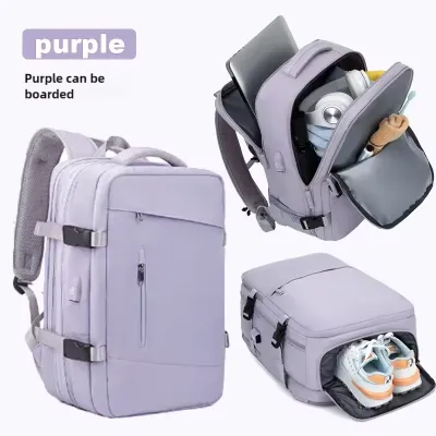 Carry-On Compatible Women's USB Backpack