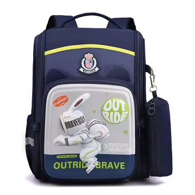 3D Cartoon Space Students Backpack