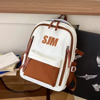 Unisex Custom Logo School Backpack