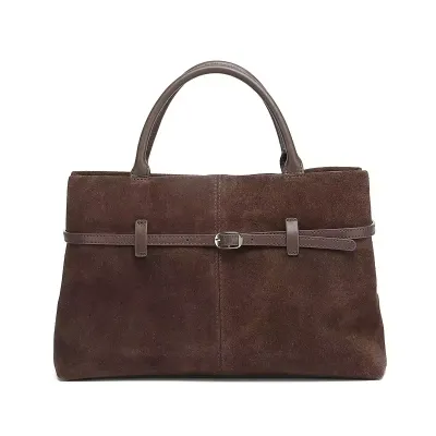  Women's Suede Leather Handbag