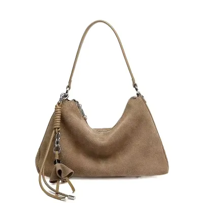 Women Travel Handbag Blank Suede