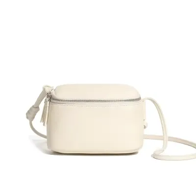 Genuine Leather Women's Box Messenger Bag