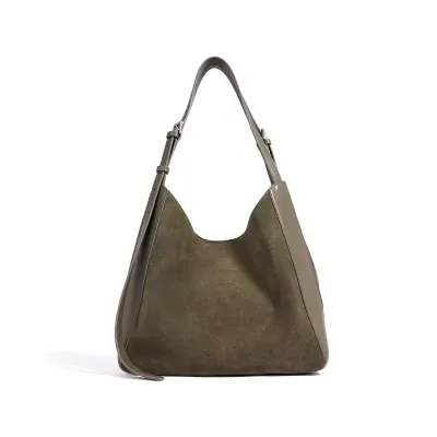  Women's Suede Genuine Leather Shoulder 