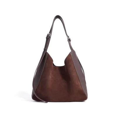  Women's Suede Genuine Leather Shoulder 