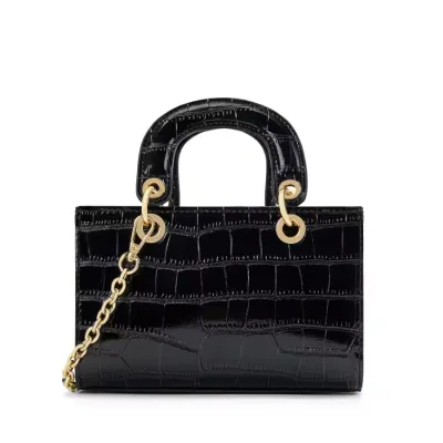 Luxury crocodile Leather Shoulder Bag