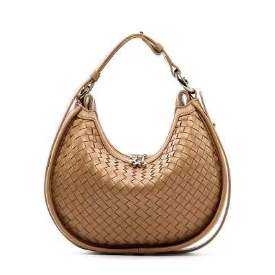 Half Moon Genuine Leather Handbags for Women