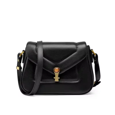  Genuine Cowhide Leather Shoulder Bag