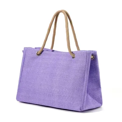  Solid Colour Casual Tote Bag 
