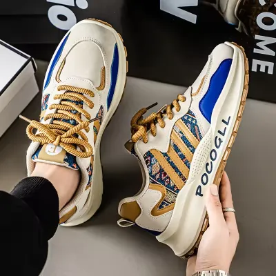  New Breathable Lace-Up Casual Sports Shoes