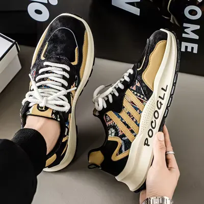  New Breathable Lace-Up Casual Sports Shoes