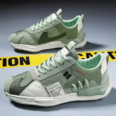 Casual Lace-Up Closed Running Shoes