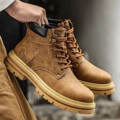 Men's British Style Workwear Boots