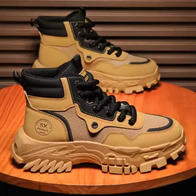  Breathable High-top Vintage Work Boots