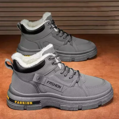  Canvas Height Increasing Cotton Boots