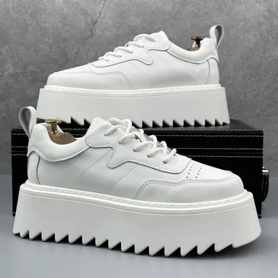 Thick Soled Small White Shoes