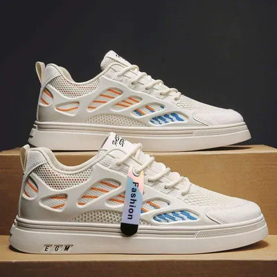 Whiteboard Design Mesh Upper Shoe