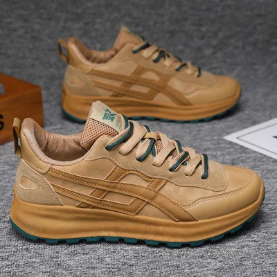 Midsole Breathable Lace-Up Shoe