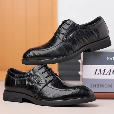 Pointed-Toe Business Casual Dress Shoes