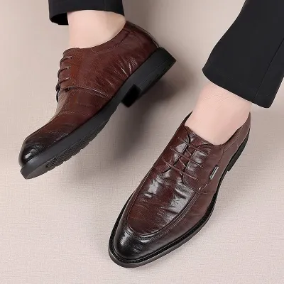 Pointed-Toe Business Casual Dress Shoes