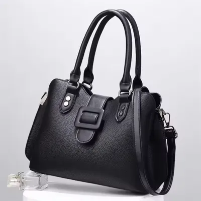 PU Leather Handbags Durable Zipper Lock