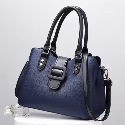 PU Leather Handbags Durable Zipper Lock