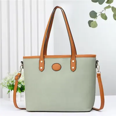 Women's Casual Tote Bag with Zipper