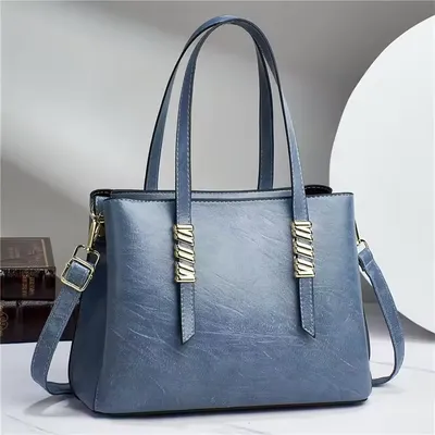 New Pure Color Fashionable Handbag