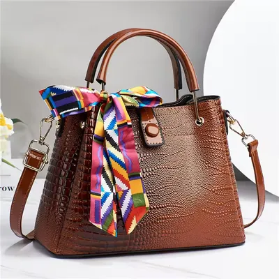 Casual Zipper Tote Bag for Ladies