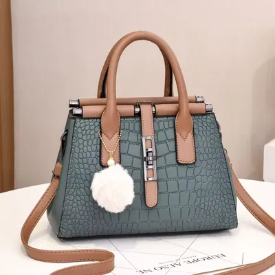  New Crocodile Pattern Elegant Bag