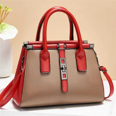  Fashion Casual Big PU Bucket Bag