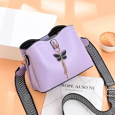 Cross-Body Portable Bucket Tote Bag