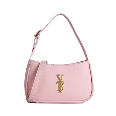 Classic PU material women's shoulder bag 