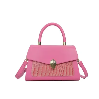 Crocodile-patterned Magnetic Bag