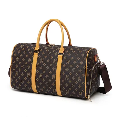 Geometric Pattern Travel Luggage Bag