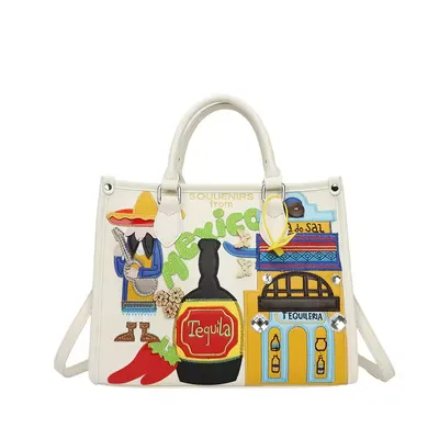 Women's Retro Crossbody Tote Shoulder Bag 